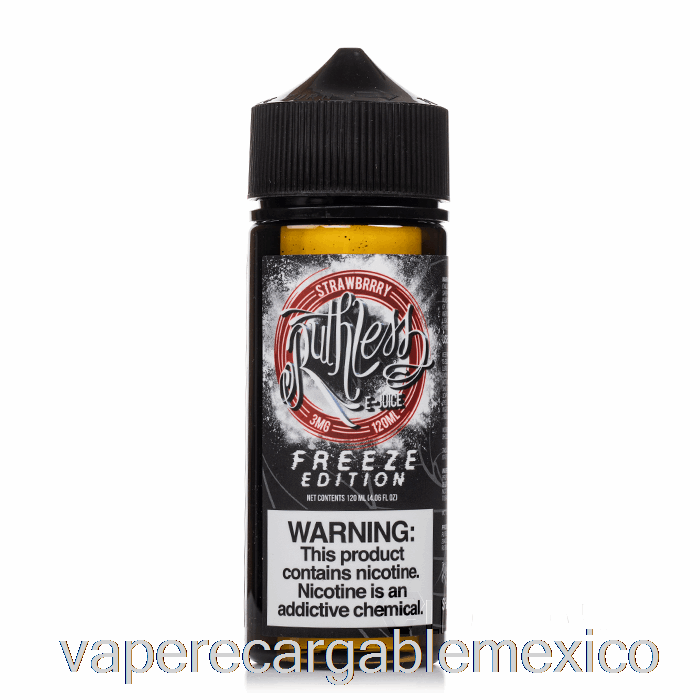 Vape Recargable Strawbrrry - Edición Congelada - Vapor Despiadado - 120ml 0mg
